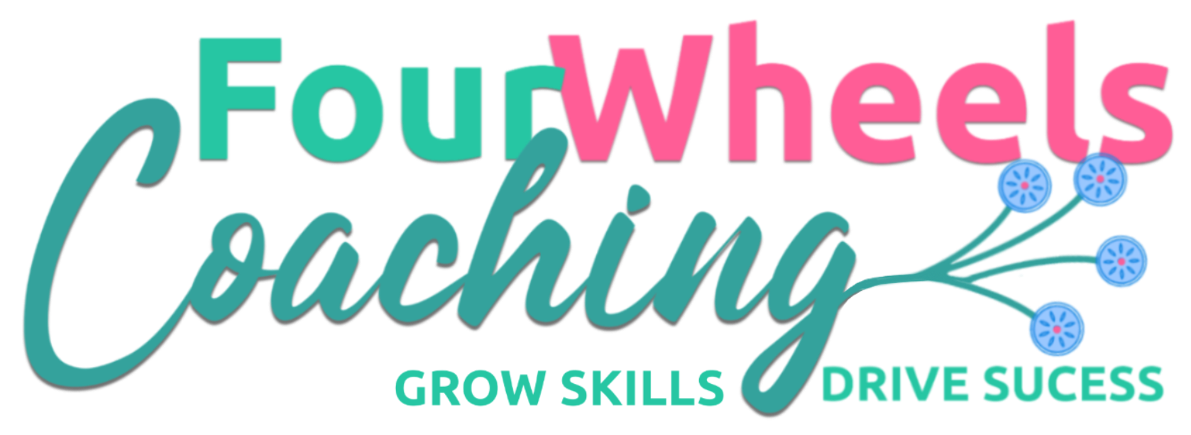Four Wheels Coaching Tag Logo